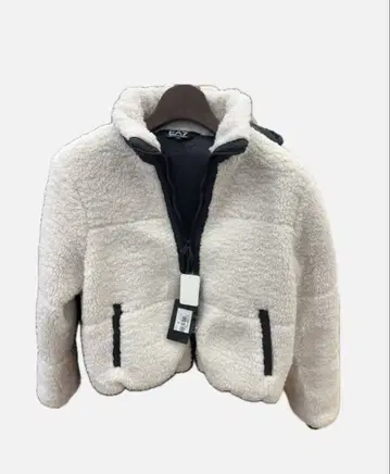 EA7 화이트 플리스 자켓 아르마니 14A 새상품