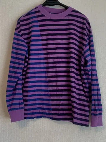 브루나보인 삼각형 절개 보더 롱 T 거의 미착용