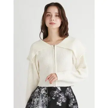 지퍼 펄 가디건