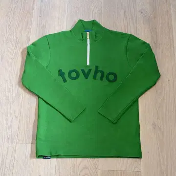 tovho 그린 하프 지퍼 남성 의류