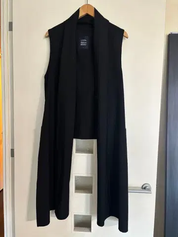 LIMI feu 블랙 베스트 변형 롱 베스트