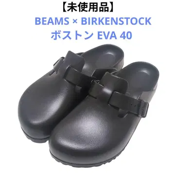 미사용급 BIRKENSTOCK BOSTON EVA 블랙 40