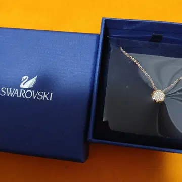 SWAROVSKI 팔각형 크리스탈 목걸이