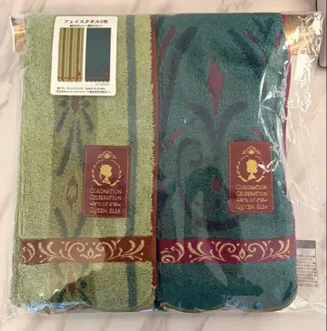 겨울왕국 페이스 타월 2장 세트 판타지 스프링스