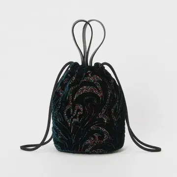 Hender Scheme/Velvet quilt pouchsack