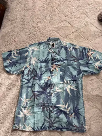 BUGLE BOY 대나무 패턴 하와이안 셔츠 S 사이즈