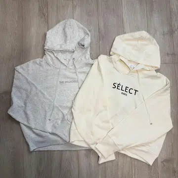 GLOBAL WORK 후드 부착 후드티 2색 세트