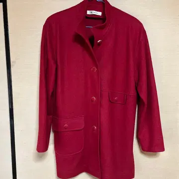 Y's Collection 빨간색 노카라 자켓