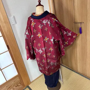 팝한 꽃 명선(^^) 긴 겉옷.