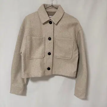 ZARA 자라 크롭 자켓 베이지 새상품 울 코트