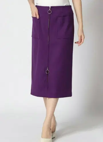Noble 퍼플 타이트 스커트 사이즈 40