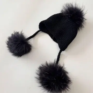 인베르니 INVERNI 3개 폼폼 니트 모자