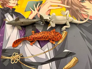 캡슐 토이 동물 피규어 3종 세트