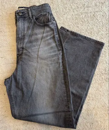 YANUK Joan 데님 팬츠 사이즈 25 그레이