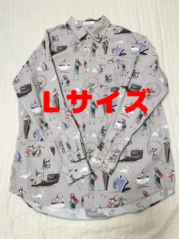 graniph 나이트메어 비포어 크리스마스 L 사이즈 긴팔 셔츠