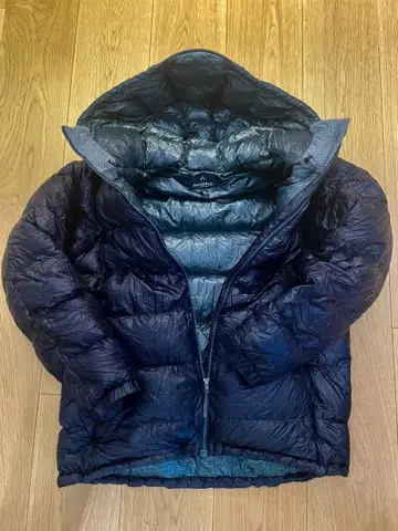 몽벨 mont-bell 알파인 다운 파카 블랙 XL