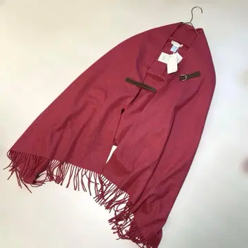 택 포함 새상품/자유구/캐시미어 100/케이프