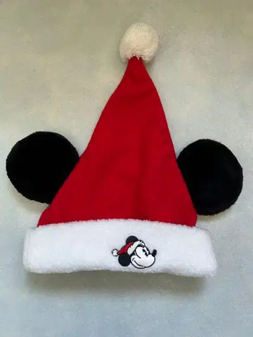 디즈니 미키 산타 모자 팬 캡