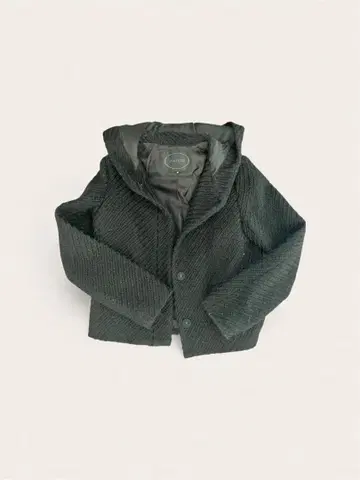 UNTITLED 후드 부착 다크 블루 자켓 사이즈 2