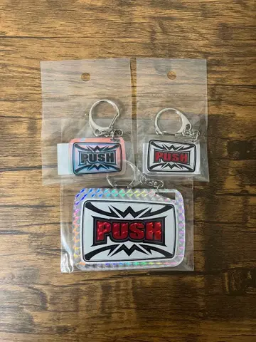 아크릴 키링 PUSH 버튼 3종 세트 Sammy 사미 상점