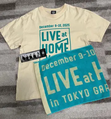 LIVE at HOME vol.9 티셔츠 타월 입장 혜택 티켓
