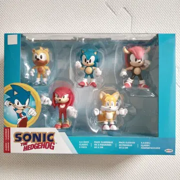 [ 미개봉 새상품 ] 핫토이즈 소닉 2.5인치 피규어 5팩