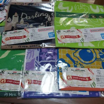 미세스 그린애플 G상 자카드 타월 세트 5개