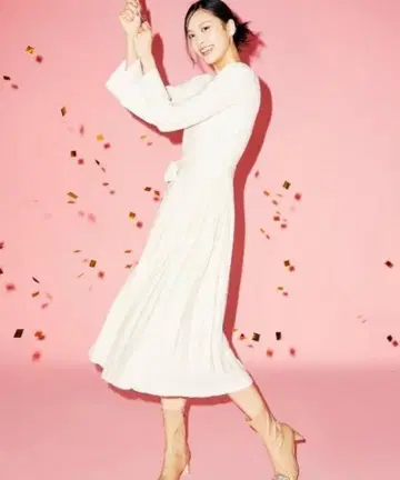 [ 미사용 새상품 ] 셀포드 프리미엄 스프링 니트 원피스 36