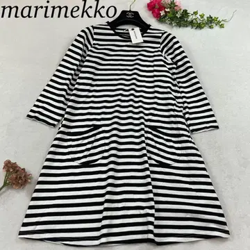 K30 미사용 새상품 S 마리메꼬 택 포함 무릎 기장 원피스 여성용