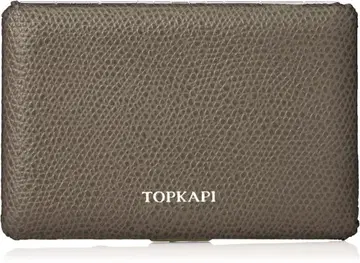 TOPKAPI 차콜 그레이 명함지갑