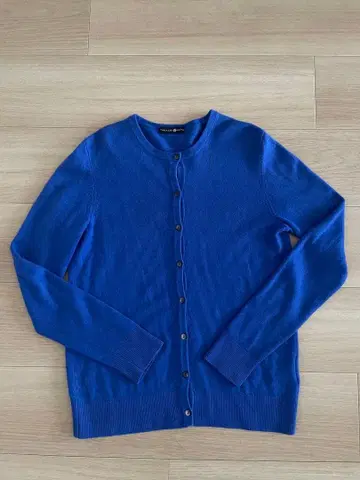 가디건 타카시마야 여성용 S 긴팔 캐시미어 100 블루