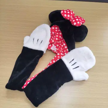 미니 마우스 장갑 포함 후드