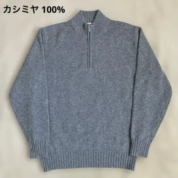 vintage KING DEER 캐시미어 100% 하이넥 니트 스웨터