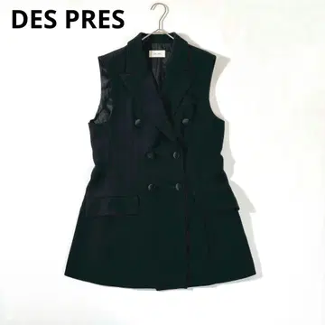 798 데프레 더블 크로스 더블 브레스트 베스트 정가 4만 블랙 23SS