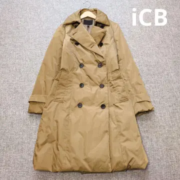 iCB 다운 코트 착용감 없는 새상품급 더블 브레스트 베이지 계열