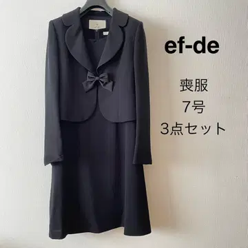 ef-de 상복 블랙 포멀 7호 3세트 원피스 수트