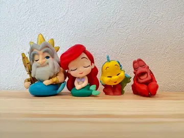 어깨 쿵 fig. 인어공주 디즈니 전 4종 컴플리트 캡슐 토이