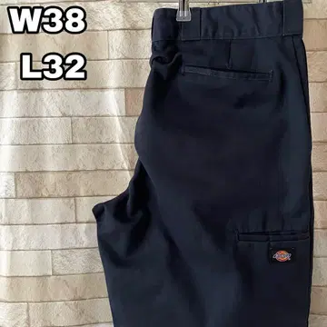 디키즈 더블니 워크 팬츠 자수 네이비 38 x 32