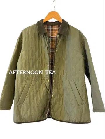 새상품급 애프터눈 티 AFTERNOON TEA 퀼팅 자켓 코트