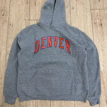 USA제 러셀 L 사이즈 DENVER 후드티 그레이