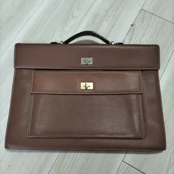 브라운 비즈니스 백 플랩식