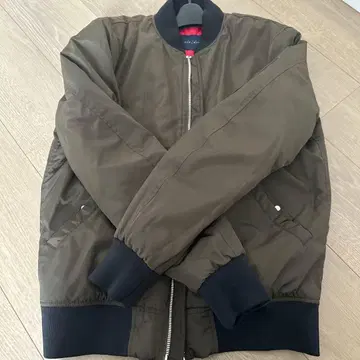 ZARAMAN 블루종 카키 빨간색 MA-1