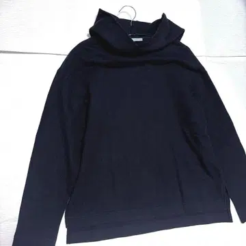 띠어리 루스 린넨 혼방 후드티 풀오버 네이비