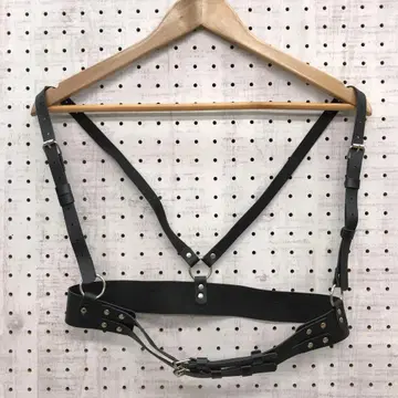 페티쉬 2010s 인디 시리즈 구제 의류 벨트 하네스