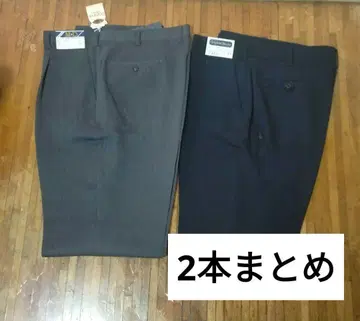 미사용 수트 슬랙스 블랙 그레이 2개 세트 봄/여름/가을/겨울