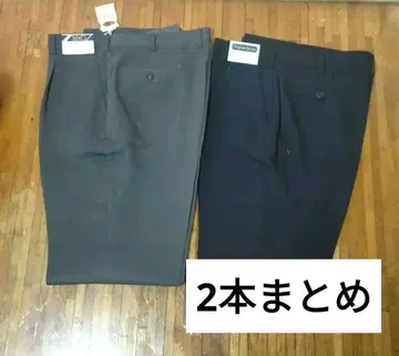 미사용 수트 슬랙스 블랙 그레이 2개 세트 봄/여름/가을/겨울