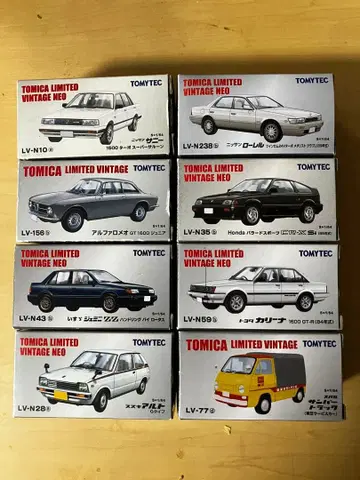 토미카 리미티드 빈티지 네오 미니카 세트 8대