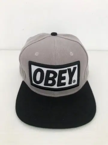 OBEY 야구 모자 그레이/블랙