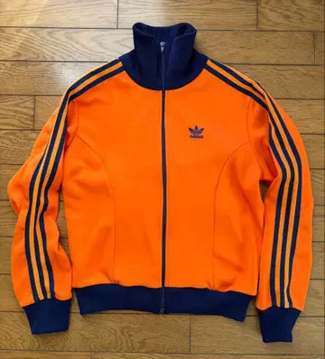 adidas 트랙 자켓 저지 오렌지 x 네이비 가격 인하