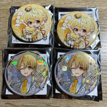 스토푸리 9주년 프리미엄 캔뱃지 루토군 등신 데포 4개 세트